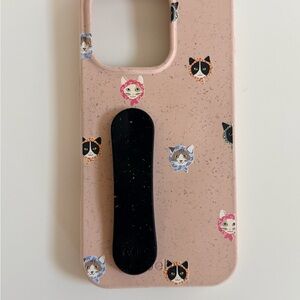 Pela Cat Print iPhone 16 pro case
